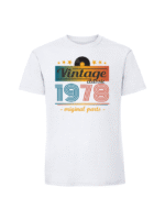Męska koszulka  z nadrukiem – Vintage classic + rok 1978 v1 - obrazek 7
