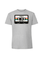 Męska koszulka  z nadrukiem – 1983 KASETA - BEST OF 1983 - obrazek 7