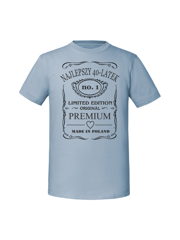 UR00265_mineralny_blekit.png Męska koszulka z nadrukiem – 40 NAJLEPSZY 40 - LATEK JACK DANIELS - obrazek 1