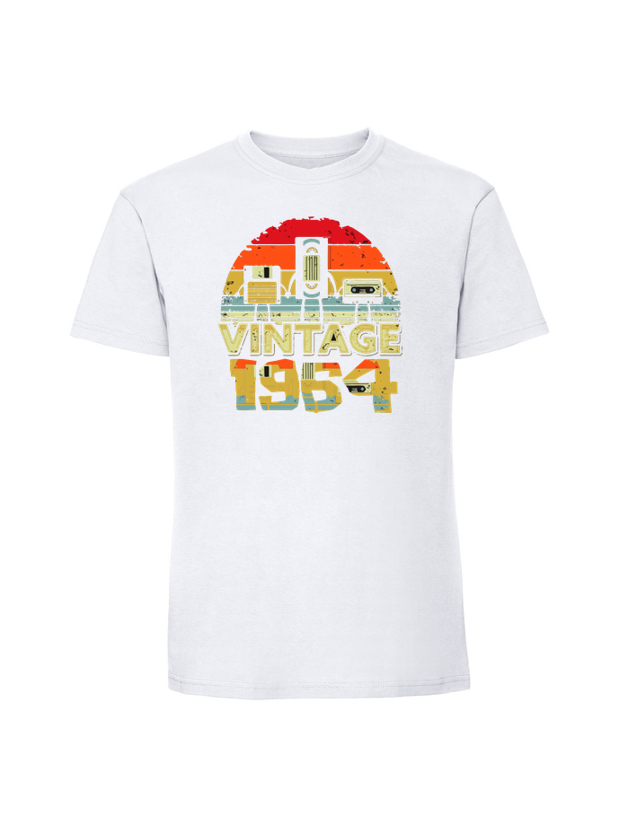 UR00278_biala.png Męska koszulka z nadrukiem – vintage rok - wielowariantowość 1964 - obrazek 1