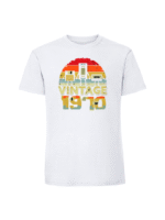 Męska koszulka  z nadrukiem – vintage rok - wielowariantowość 1970