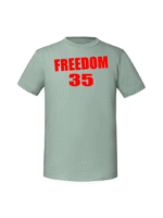 Męska koszulka  z nadrukiem – 35 Freedom 35 - obrazek 5