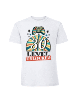 Męska koszulka  z nadrukiem – 30 Level Unlocked - obrazek 3