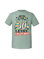 Męska koszulka  z nadrukiem – 30 Level Unlocked - obrazek 7