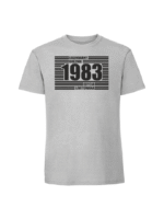 Męska koszulka  z nadrukiem – 1983 LEGENDARNY ROCZNIK 1983 - obrazek 3