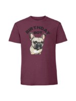 Męska koszulka  z nadrukiem – buldog francuski BIRTHDAY BOY - obrazek 4