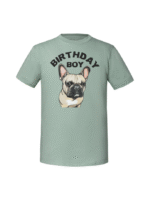 Męska koszulka  z nadrukiem – buldog francuski BIRTHDAY BOY - obrazek 5