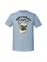 Męska koszulka  z nadrukiem – buldog francuski BIRTHDAY BOY - obrazek 7