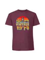 Męska koszulka  z nadrukiem – vintage rok - wielowariantowość 1974 - obrazek 9