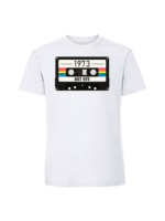 Męska koszulka  z nadrukiem – 1973 KASETA - BEST OF 1973 - obrazek 3