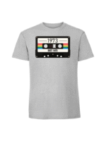 Męska koszulka  z nadrukiem – 1973 KASETA - BEST OF 1973 - obrazek 4