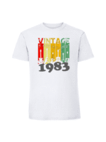 Męska koszulka  z nadrukiem – 1983 VINTAGE GITARY 1983 - obrazek 7