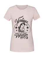 Damska koszulka  z nadrukiem – Vintage Woman 1970 - obrazek 4