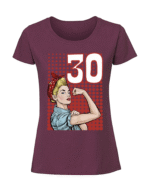 Damska koszulka  z nadrukiem – VINTAGE WOMAN 30 - obrazek 5