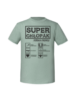 Męska koszulka  z nadrukiem –super chłopak