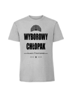 Męska koszulka  z nadrukiem –chłopak wyborowy - obrazek 3
