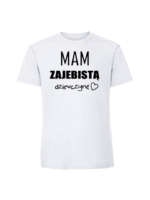 Męska koszulka  z nadrukiem –mam zajebistą dziewczynę v2 - obrazek 3
