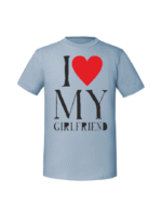 Męska koszulka  z nadrukiem –I LOVE MY girlfriend - obrazek 5