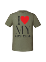 Męska koszulka  z nadrukiem –I LOVE MY girlfriend - obrazek 7