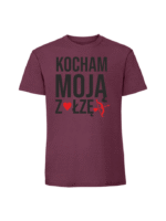 Męska koszulka  z nadrukiem –ZOŁZA KOCHAM MOJĄ ZOŁZĘ v1