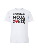 Męska koszulka  z nadrukiem –ZOŁZA KOCHAM MOJĄ ZOŁZĘ v2 - obrazek 5
