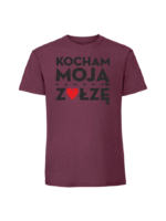 Męska koszulka  z nadrukiem –ZOŁZA KOCHAM MOJĄ ZOŁZĘ v2