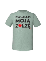 Męska koszulka  z nadrukiem –ZOŁZA KOCHAM MOJĄ ZOŁZĘ v2 - obrazek 6