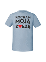 Męska koszulka  z nadrukiem –ZOŁZA KOCHAM MOJĄ ZOŁZĘ v2 - obrazek 3