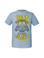 Męska koszulka  z nadrukiem –Best boyfriend in the galaxy v1 - obrazek 6