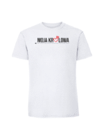 Męska koszulka  z nadrukiem –MOJA KRÓLOWA v2 - obrazek 3