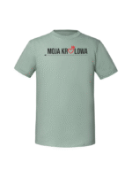 Męska koszulka  z nadrukiem –MOJA KRÓLOWA v2 - obrazek 4