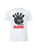 Męska koszulka  z nadrukiem –Pizza is my valentine
