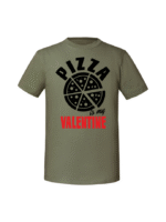 Męska koszulka  z nadrukiem –Pizza is my valentine - obrazek 6