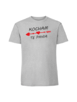 Męska koszulka  z nadrukiem –KOCHAM TĘ PANIĄ v2 - obrazek 6