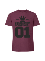 Męska koszulka  z nadrukiem –NARZECZONY - obrazek 3