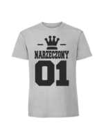 Męska koszulka  z nadrukiem –NARZECZONY - obrazek 4