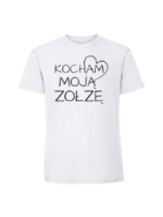 Męska koszulka  z nadrukiem –Kocham moją zołzę