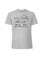 Męska koszulka  z nadrukiem –Kocham moją zołzę - obrazek 5