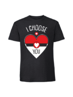 Męska koszulka  z nadrukiem –I choose You v1 - obrazek 3