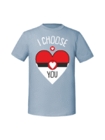 Męska koszulka  z nadrukiem –I choose You v1 - obrazek 8