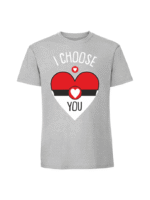 Męska koszulka  z nadrukiem –I choose You v1