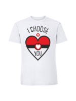 Męska koszulka  z nadrukiem –I choose You v2 - obrazek 7