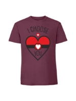Męska koszulka  z nadrukiem –I choose You v2 - obrazek 6