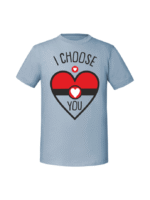 Męska koszulka  z nadrukiem –I choose You v2 - obrazek 5