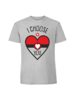 Męska koszulka  z nadrukiem –I choose You v2