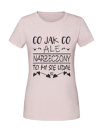 Damska koszulka  z nadrukiem – narzeczony to mi się udał v2