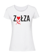 Damska koszulka  z nadrukiem – ZOŁZA KOCHAM MOJĄ ZOŁZĘ  v2 - obrazek 3