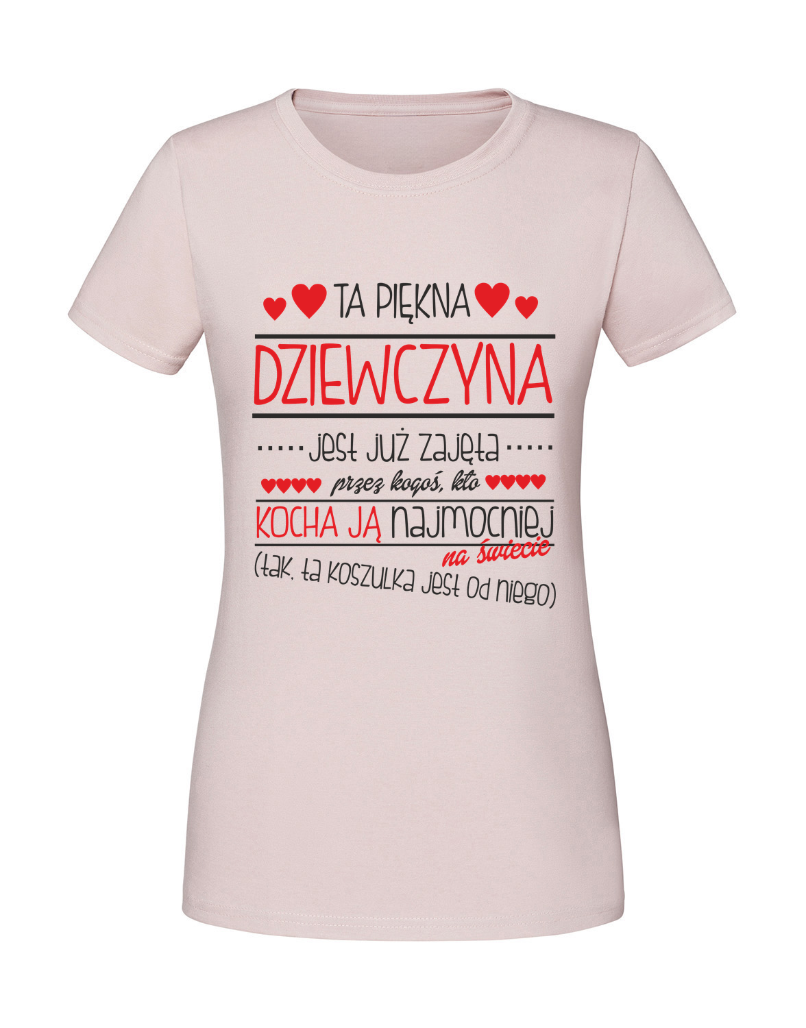 WW00044_pudrowy_roz.png Damska koszulka z nadrukiem – ta piękna dziewczyna - obrazek 1