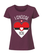 Damska koszulka  z nadrukiem – I choose You v1 - obrazek 3