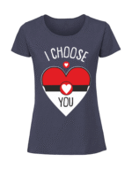 Damska koszulka  z nadrukiem – I choose You v1 - obrazek 4